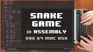 ASMR Programming: Snake Game, x86 Assembly - No Talking