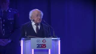 President Higgins officially opens the BT Young Scientist and Technology Exhibition 2025mp4