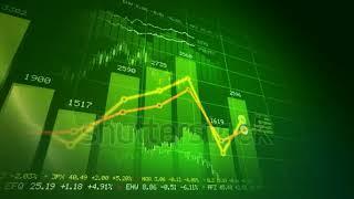 stock footage seamlessly looping abstract animation of financial stock data