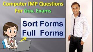 Computer abbreviations a to z list with full form | for bank ibps exams