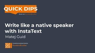 Write like a native speaker with InstaText: AI-based tool that improves readability of English texts