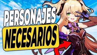 10 PERSONAJES 4⭐NECESARIOS en TU CUENTA de Genshin Impact