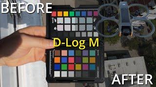 D-Log M Technical LUT for DJI Avata 2  - HDR & SDR