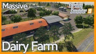FS19 - Building A Massive Dairy Farm - Timelapse