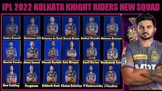 IPL 2022 KOLKATA KNIGHT RIDERS {KKR } TEAM FINAL SQUAD FOR 2022 SEASON TARGET IN KOLKATA  | KKR 2022