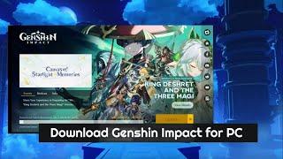 Installing Genshin Impact on Windows 11