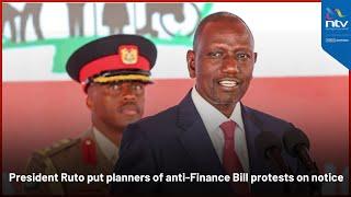 FULL SPEECH: President Ruto put planners of anti-Finance Bill on notice