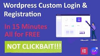 Create Custom Login Page   Custom Registration Page with Elementor in Wordpress