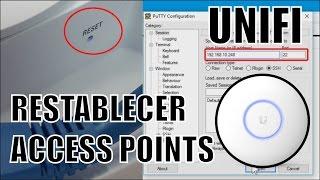 Cómo restablecer Access Points Unifi