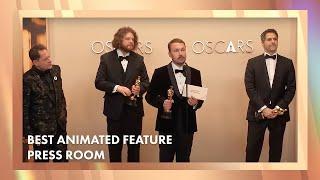 'Flow' Best Animated Feature Film Press Room Speech | 97th Oscars (2025)