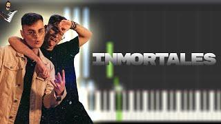 FUNZO & BABY LOUD - INMORTALES  | Instrumental Piano Tutorial / Partitura / Karaoke / MIDI