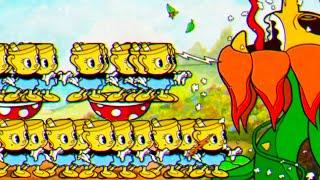 Cuphead + DLC - All Bosses with Ms. Chalice Army