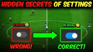 20 SECRETS on GAMEPLAY SETTING - NO ONE WILL TELL YOU in FC Mobile 25 | Mr. Believer