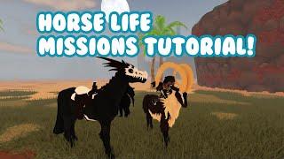 HORSE LIFE MISSION TUTORIAL (Roblox)