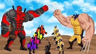 Evolution of Wolverine vs Evolution of Color Team Deadpool [2025]: Who Will Win? Exploring Power