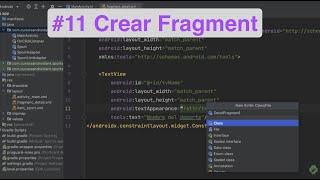Adapters en Kotlin #11 Crear un Fragment básico con ViewBinding - Android Studio