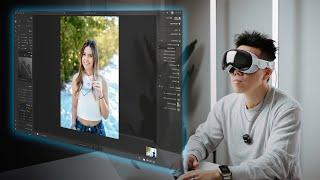 Apple Vision Pro: Editing Photos with LIGHTROOM