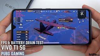 Vivo T1 5G PUBG Mobile Gaming test | Snapdragon 778G, 90Hz Display