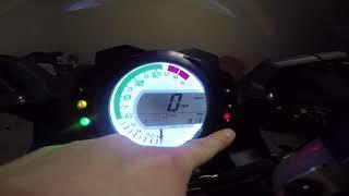 2008-2010 ZX10r Gauge features and Settings