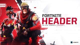 Fortnite Header - Speedart by EdwardDZN