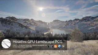 Houdini GPU Procedural Landscape In Unreal (abridged, free download)