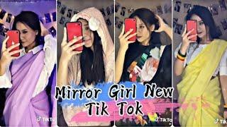 Mirror Girl New Virul Trending Tik Tok Video || Puttul Transformation Tik Tok || Sky Creativity