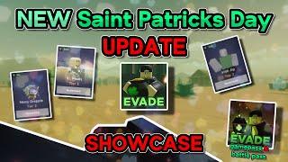 NEW Saint Patricks Day Update! - ROBLOX Evade SHOWCASE