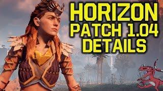 Horizon Zero Dawn Patch 1.04  - WHAT DOES IT DO?! (Horizon Zero Dawn update 1.04)