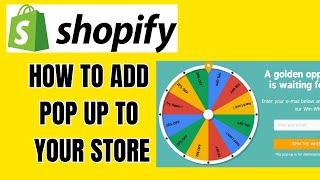 HOW TO ADD POP UP TO SHOPIFY WEBSITE 2024