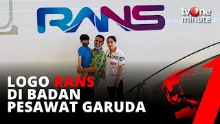 Logo RANS Raffi Ahmad di Badan Pesawat Garuda, Ada Apa?