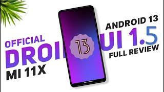 Xiaomi Mi 11X Android 13 | How to install Official Droidx-UI | Poco F3 | Full Review |