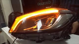 mercedes w176 far tasarımı headlight design center