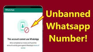 This account cannot use whatsapp this account is not allowed to use whatsapp due to spam!!