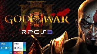 God of War III on Iris Xe Graphics | i5 1235U | 16GB RAM | RPCS3 Emulator Performance Test