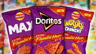 Test FLAMIN HOT TRIO! Cheetos, Lay's i Doritos! Ostry Weekend #8