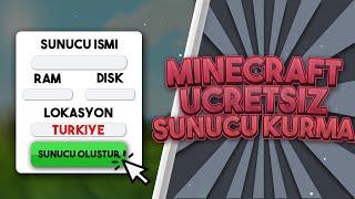 Minecraft TÜRKİYE lokasyonlu sunucu kurma **BEDAVA** !