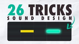 26 BEST SOUND DESIGN TRICKS YOU NEED TO KNOW