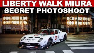 Secret Liberty Walk Photoshoot: Lamborghini Miura & Super Silhouette R32 | Capturing Car Culture