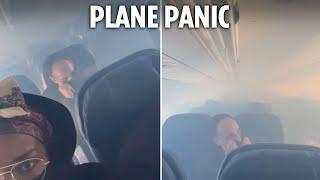 Smoke pours into cabin of Delta Boeing before emergency landing