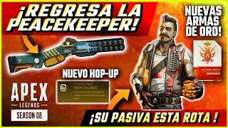 APEX LEGENDS TEMPORADA 8 |¿REGRESA LA PEACEKEEPER?| FUSE ESTÁ ROTO | Posible HOP-UP Y MAS