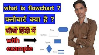 How to make flowchart in Hindi । What is flowchart । फ्लो चार्ट कैसे बनाएं ।