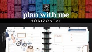 Daily Plan with Me :: Favorite Things Planable Theme :: Classic Happy Planner Horizontal Layout