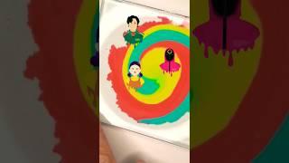 Color Mixing Sguid Game #sguidgame #poppomelon