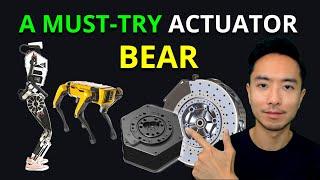 BEAR: Backdrivable Robot Actuator for Legged Robots, Humanoid Robots, or Robot Arm Manipulators