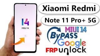 Redmi Note 11Pro + Android 13 Frp Bypass/Unlock | Redmi Note 11Pro Plus FRP Unlock Without PC 2024