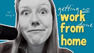 "Work" is just chronic interruptions now | realistic freelance work vlog