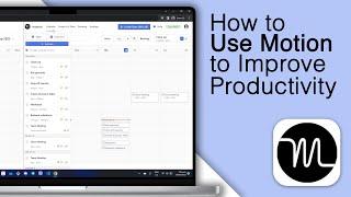 How to use Motion to Improve Productivity! Motion App Review