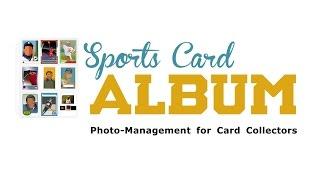 Sports Card Album Website Walkthrough 2016