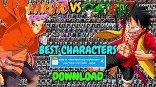 BEST‼️  NARUTO vs ONE PIECE Mugen Android 2024 / BEST Characters [ANDROID-OFFLINE]