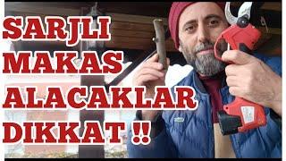 ŞARJLI MAKAS ALACAKLAR DİKKAT